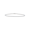 Bartorelli Italian Jewels | BRACCIALE TENNISI IN ORO BIANCO 18 CARATI E DIAMANTI BIANCHI - 32596594 (1)