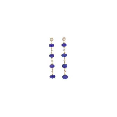 Accedi alla scheda di Bartorelli Italian Jewels ORECCHINI PENDENTI IN ORO ROSA CON TANZANITE E DIAMANTI - 0RP261/2
