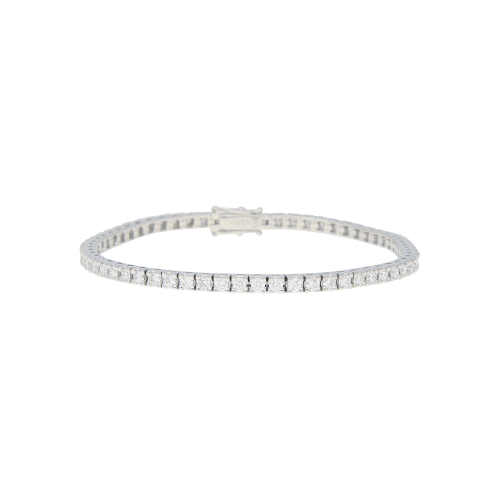 Accedi alla scheda di Bartorelli Italian Jewels BRACCIALE TENNIS IN ORO BIANCO 18 CARATI E DIAMANTI BIANCHI TAGLIO BRILLANTE - 91437327