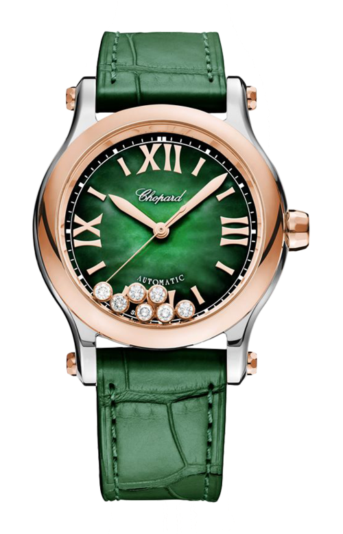 Accedi alla scheda di Chopard HAPPY SPORT 36 MM, AUTOMATICO, LUCENT STEEL&trade;, ORO ROSA - 278578