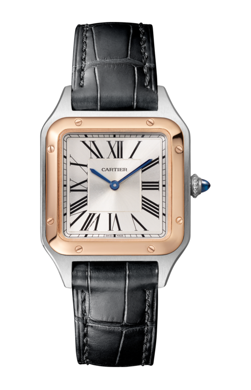 Accedi al prodotto correlato Cartier SANTOS-DUMONT, MODELLO PICCOLO, ORO ROSA E ACCIAIO, QUADRATO - W2SA0038