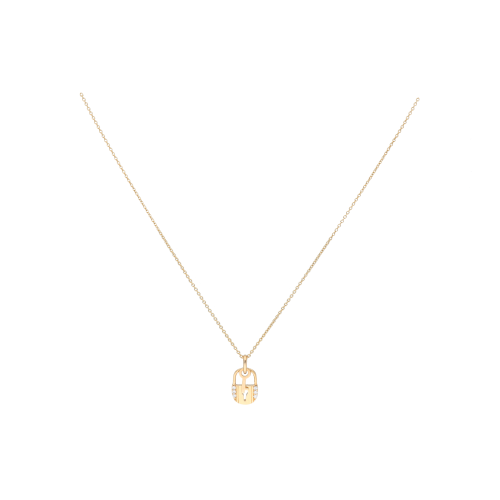 Accedi alla scheda di Bartorelli Italian Jewels COLLANA GIROCOLLO IN ORO ROSA CON LUCCHETTO, CHIAVE E DIAMANTI - 39208692