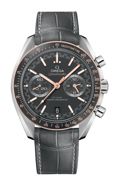Accedi alla scheda di Omega SPEEDMASTER RACING 44,25 MM, ACCIAIO SU PELLE - 329.23.44.51.06.001