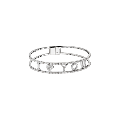 Accedi alla scheda di Bartorelli Italian Jewels BRACCIALE RIGIDO IN ORO BIANCO CON DIAMANTI 