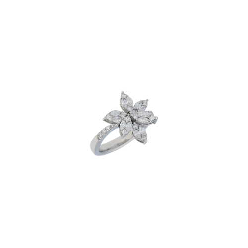 Accedi alla scheda di Bartorelli Italian Jewels ANELLO FIORE IN ORO BIANCO CON PAVE' DI DIAMANTI SUI PETALI - 43348