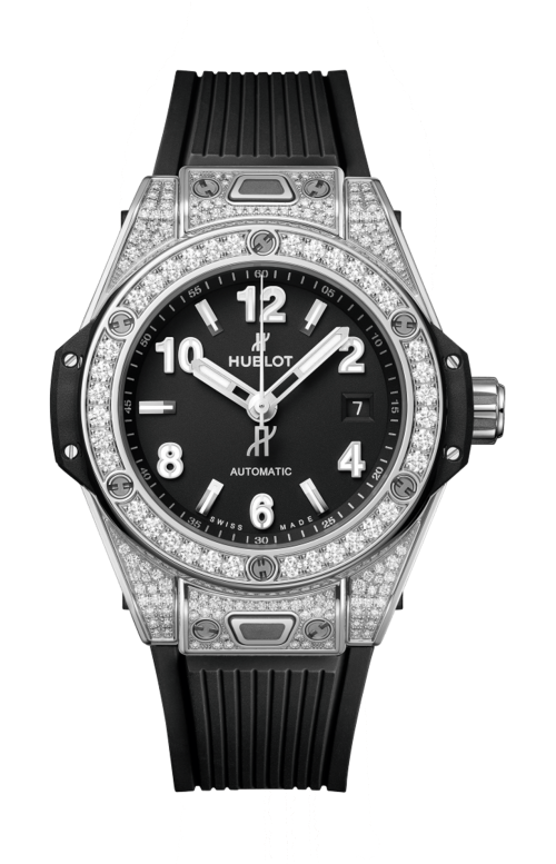 Accedi al prodotto correlato Hublot BIG BANG ONE CLICK STEEL PAV&Eacute; 33 MM - 485.SX.1170.RX.1604