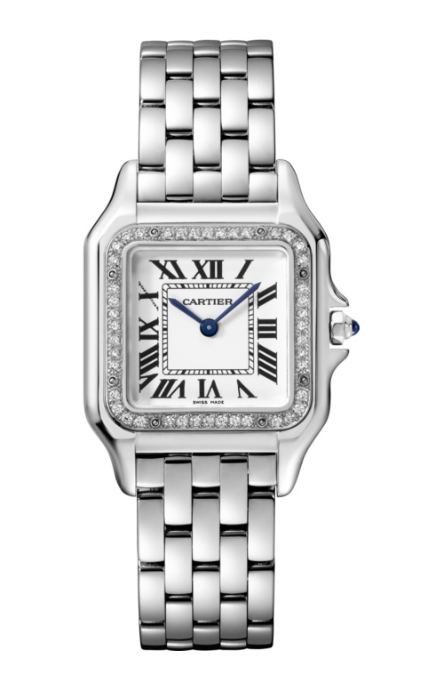 Accedi al prodotto correlato Cartier PANTH&Egrave;RE DE CARTIER, MODELLO MEDIO, ACCIAIO, DIAMANTI, QUARZO - W4PN0018