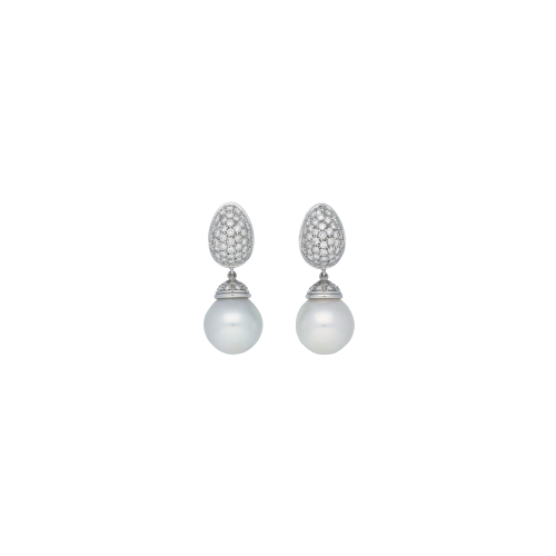 Accedi alla scheda di Bartorelli Italian Jewels ORECCHINI PENDENTI IN ORO BIANCO CON DIAMANTI E PERLE - BA0R121