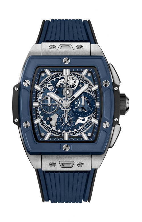 Accedi alla scheda di Hublot SPIRIT OF BIG BANG TITANIUM BLUE CERAMIC 42 MM - 642.NL.7170.RX