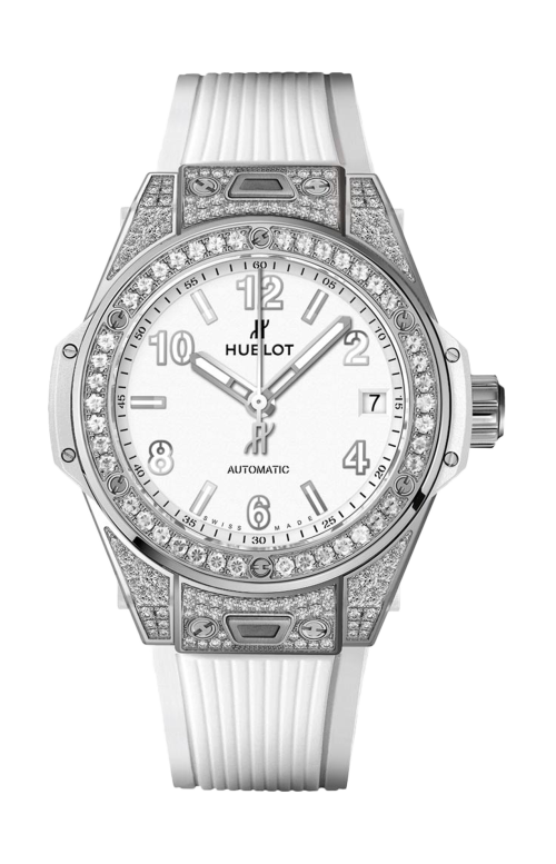 Accedi al prodotto correlato Hublot ONE CLICK STEEL WHITE PAVE - 465.SE.2010.RW.1604