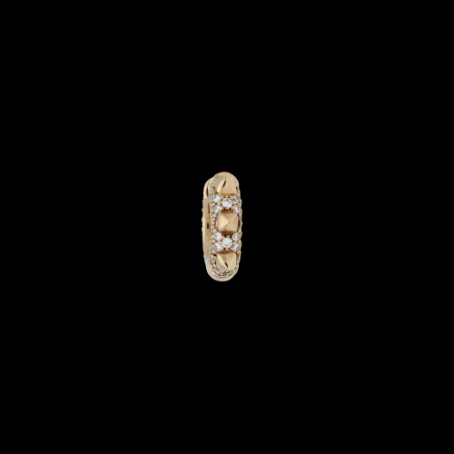 Accedi alla scheda di Bartorelli Italian Jewels MONO ORECCHINO PIRAMIDI CERCHIO PICCOLO MODELLO SOTTILE IN ORO ROSA E PAVE' DIAMANTI BIANCHI - VE27813DP-MONO