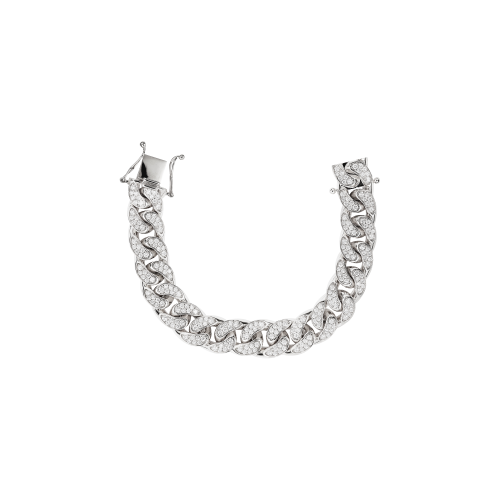 Accedi alla scheda di Bartorelli Italian Jewels BRACCIALE GROUMETTE IN ORO BIANCO CON FULL PAV&Eacute; DI DIAMANTI - BRERI4034BWXX