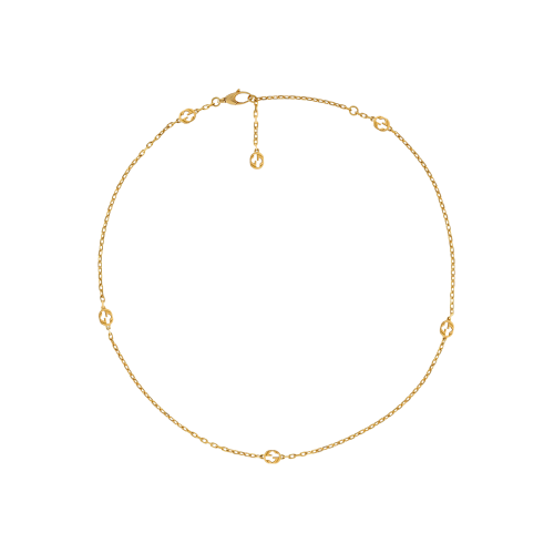 Accedi alla scheda di Gucci COLLANA GUCCI INTERLOCKING CON GG IN ORO GIALLO - YBB62990100100U - YBB62990100100U