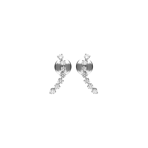 Accedi alla scheda di Bartorelli Italian Jewels Orecchini in oro bianco 18 carati con diamanti taglio brillante - 99619770