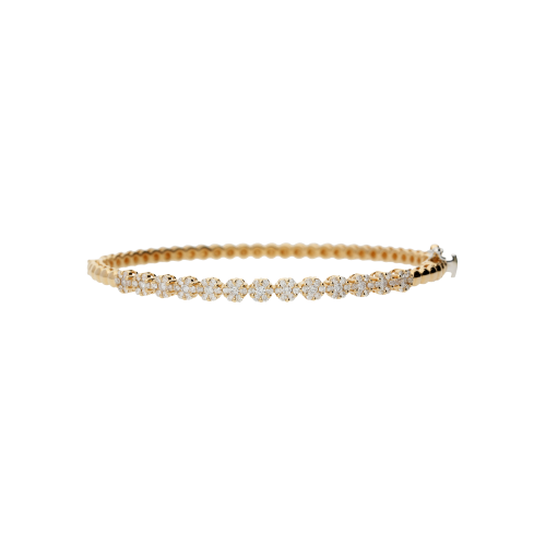 Accedi alla scheda di Bartorelli Italian Jewels BRACCIALE RIGIDO IN ORO ROSA E DIAMANTI BIANCHI - AB1761/R
