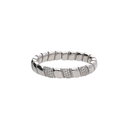 Accedi al prodotto correlato Bartorelli Italian Jewels BRACCIALE SEMIRIGIDO IN ORO BIANCO E DIAMANTI - 3190