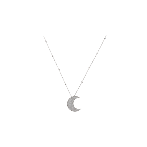 Accedi alla scheda di Bartorelli Italian Jewels COLLANA IN ORO BIANCO E DIAMANTI CON PENDENTE LUNA IN PAV&Eacute; DI DIAMANTI - MN3773DW1