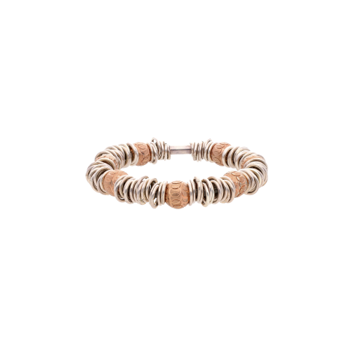 Accedi alla scheda di Bijoux BRACCIALE ELASTICO AD ANELLINI E SFERE IN ARGENTO - BRA2616