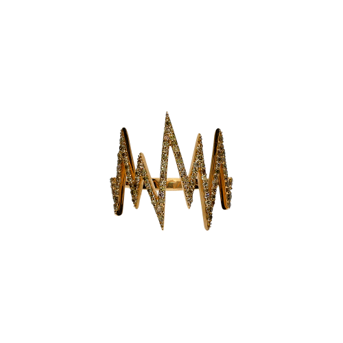 Accedi alla scheda di Bartorelli Italian Jewels Anello in oro rosa 18 carati e diamanti brown taglio brillante - ANP129/7 OR-