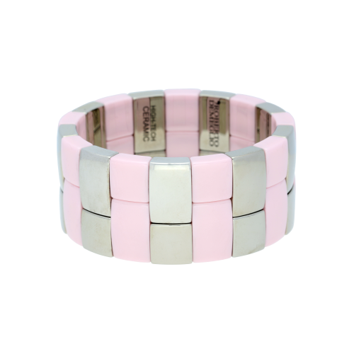 Accedi alla scheda di Bartorelli Italian Jewels BRACCIALE ELASTICO AURA IN CERAMICA DORATA BIANCA E ROSA - AU962B1P