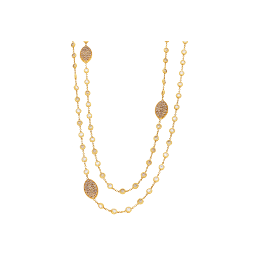 Accedi al prodotto correlato Bartorelli Italian Jewels COLLANA IN ORO ROSA CON DIAMANTI BIANCHI ED ELEMENTI IN PAV&Eacute; DI DIAMANTI BROWN - 19259280