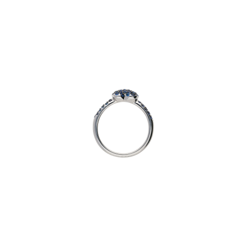 Accedi alla scheda di Bartorelli Italian Jewels ANELLO CUORE IN ORO BIANCO CON PAV&Egrave; DI ZAFFIRI - VR24854SBW