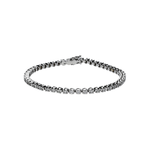 Accedi alla scheda di Bartorelli Italian Jewels Bracciale tennis in oro bianco 18 carati e diamanti bianchi taglio brillante 1,72 ct - BB007BB172
