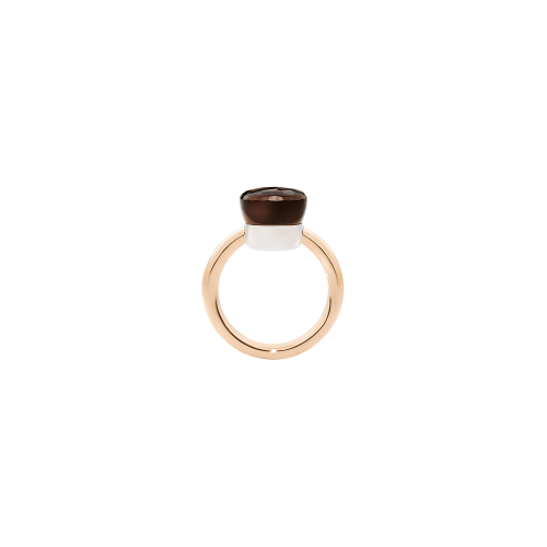 Accedi alla scheda di Pomellato ANELLO NUDO - ANELLO IN ORO ROSA CON CASTONE IN ORO BIANCO E QUARZO FUME' SFACCETTATO - A.A110/O6/QF - PAA1100O6000000QF