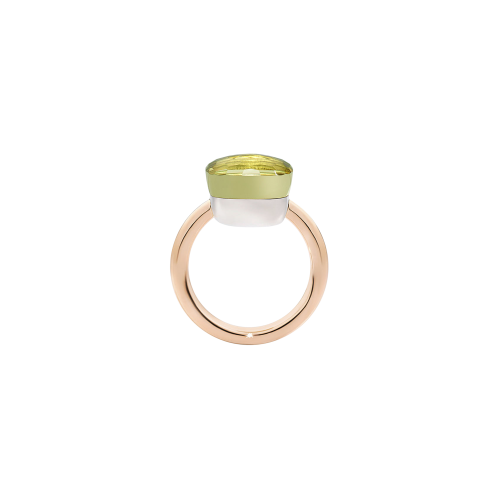 Accedi al prodotto correlato Pomellato ANELLO NUDO - ANELLO IN ORO ROSA CON CASTONE IN ORO BIANCO E QUARZO LEMON SFACCETTATO - A.B201/O6/QL - PAB2010O6000000QL
