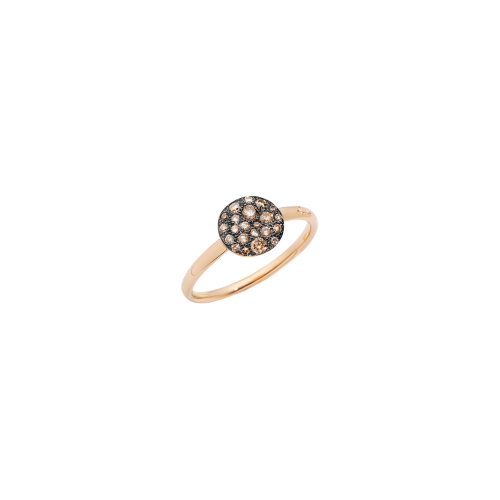 Accedi al prodotto correlato Pomellato ANELLO SABBIA - ANELLO IN ORO ROSA CON PAVE&rsquo; IN ORO ROSA E BRILLANTI BROWN (CT 0,24) - A.B407/O7/BR - PAB4070O7000DBR00