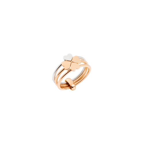 Accedi alla scheda di Dodo DODO GOOD LUCK - ANELLO LUCKY IN LOVE IN ORO ROSA E ARGENTO - AD12C/9/A - DAB6000FOURL0009A