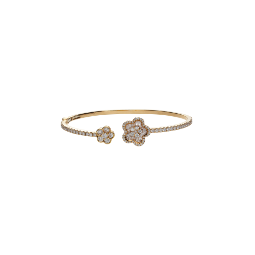 Accedi alla scheda di Bartorelli Italian Jewels BRACCIALE BANGLE FIORE IN ORO ROSA CON DIAMANTI - GIBR014340