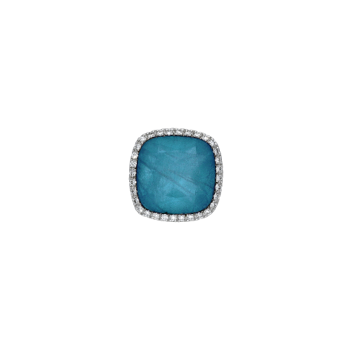 Accedi alla scheda di Bartorelli Italian Jewels ANELLO IN ORO BIANCO, ACQUAMARINA, CRISTALLO DI ROCCA E DIAMANTI - ANP117/3