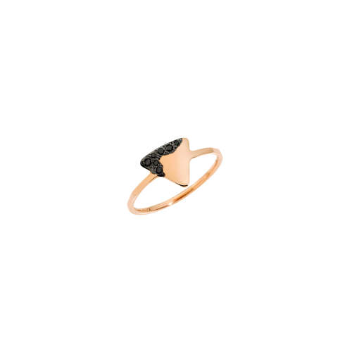 Accedi alla scheda di Dodo DODOTAGS - ANELLO PRECIOUS TAG IN ORO ROSA E DIAMANTI BLACK - ADTRI9/BB/K - ADTRI9/BB/K