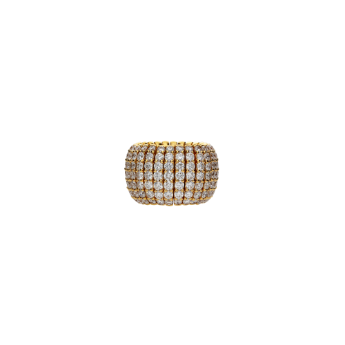 Accedi alla scheda di Bartorelli Italian Jewels ANELLO ELASTICO A FASCIA ALTA IN ORO ROSA FULL PAV&Eacute; DI DIAMANTI - JR128753DP