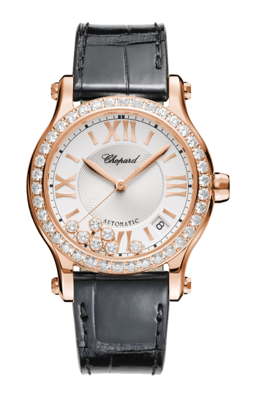 Accedi alla scheda di Chopard HAPPY SPORT 36 MM, AUTOMATICO, ORO ROSA ETICO, DIAMANTI - 274808