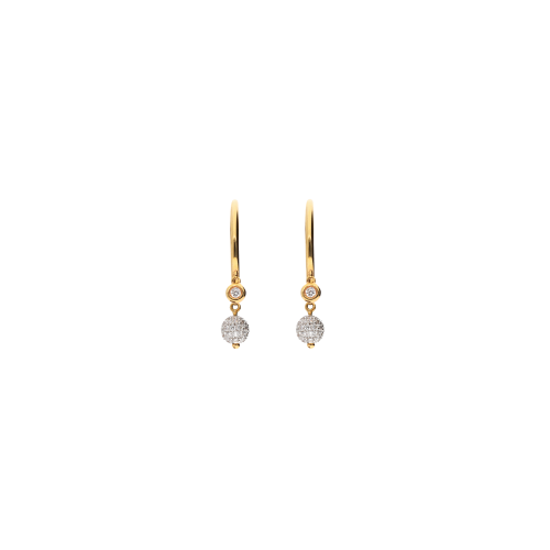 Accedi alla scheda di Bartorelli Italian Jewels ORECCHINI A CERCHIO IN ORO ROSA CON SFERE IN PAV&Egrave; DI DIAMANTI - VE27156D6P