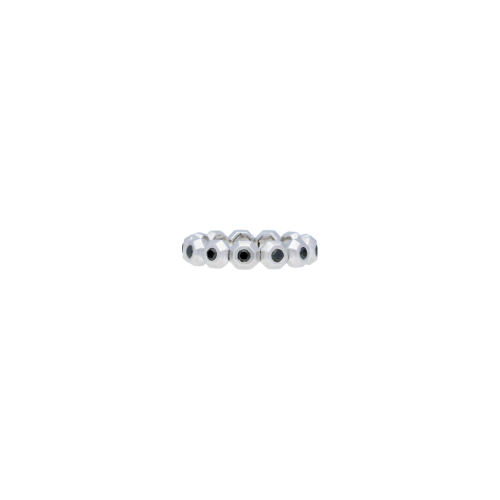 Accedi al prodotto correlato Bartorelli Italian Jewels ANELLO OCTAGON IN ORO BIANCO SATINATO E DIAMANTI NERI - VR27415DKWS