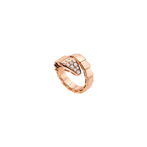 Accedi al prodotto correlato Bulgari ANELLO SERPENTI VIPER IN ORO ROSA CON PAV&Egrave; DI DIAMANTI - AN855318 - AN855318