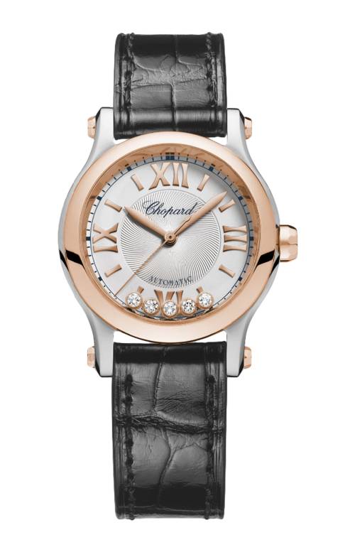 Accedi alla scheda di Chopard HAPPY SPORT 33 MM, AUTOMATICO, ORO ROSA ETICO, LUCENT STEEL&trade;, DIAMANTI - 278573