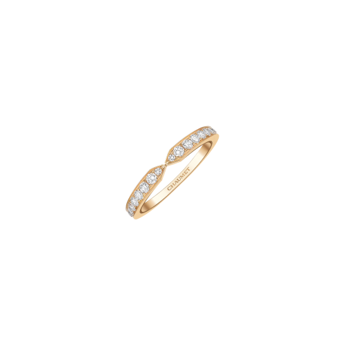 Accedi alla scheda di Chaumet CHAUMET- FEDE NUZIALE PLUME IN ORO ROSA E DIAMANTI - 083148 - 083145