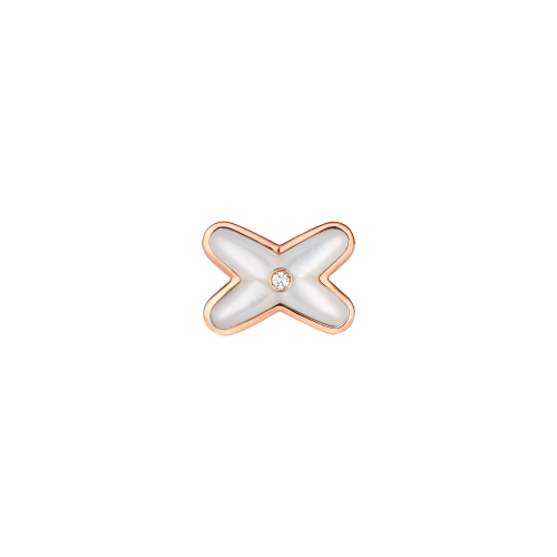 Accedi alla scheda di Chaumet CHAUMET - ORECCHINO SINGOLO JEUX DE LIENS IN ORO ROSA CON DIAMANTE E MADREPERLA - 083469 - 083469