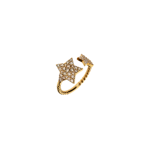 Accedi al prodotto correlato Bartorelli Italian Jewels ANELLO STELLE IN ORO ROSA E PAV&Egrave; DI DIAMANTI BIANCHI E DIAMANTI BROWN - VR26350DBDP