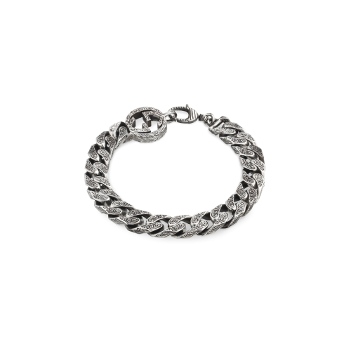 Accedi alla scheda di Gucci BRACCIALE GUCCI INTERLOCKING IN ARGENTO - YBA4542850010 - YBA4542850010