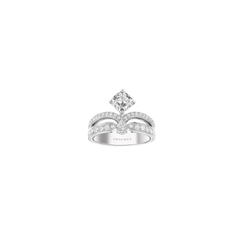 Accedi alla scheda di Chaumet CHAUMET - ANELLO FLOREALE JOS&Eacute;PHINE ECLAT IN PLATINO CON DIAMANTI - J3MQ00 - J3MQ00