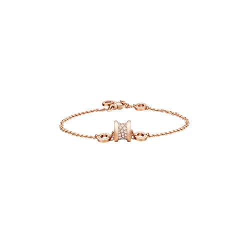 Accedi alla scheda di Bulgari BRACCIALE B.ZERO1 IN ORO ROSA CON PAV&Egrave; DI DIAMANTI - BR857358 - BR857358