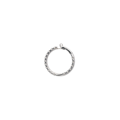 Accedi alla scheda di Bartorelli Italian Jewels ORECCHINI A CERCHIO IN ORO BIANCO E PAV&Eacute; DI DIAMANTI - 29736394