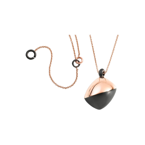 Accedi alla scheda di Vhernier PENDENTE TROTTOLA IN ORO ROSA 18K E TITANIO NERO - T00749C0100