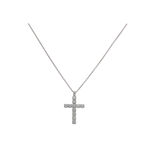 Accedi alla scheda di Bartorelli Italian Jewels COLLANA IN ORO BIANCO CON PENDENTE CROCE IN DIAMANTI - 79283076