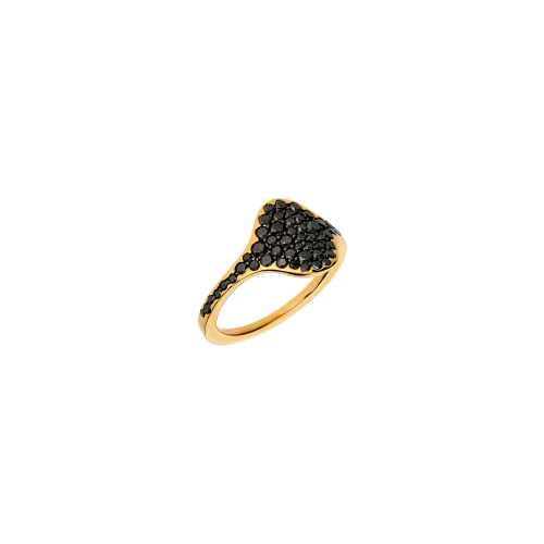 Accedi al prodotto correlato Bartorelli Italian Jewels ANELLO IN ORO ROSA CON PA&Eacute; DI DIAMANTI NERI - VR24961DKP